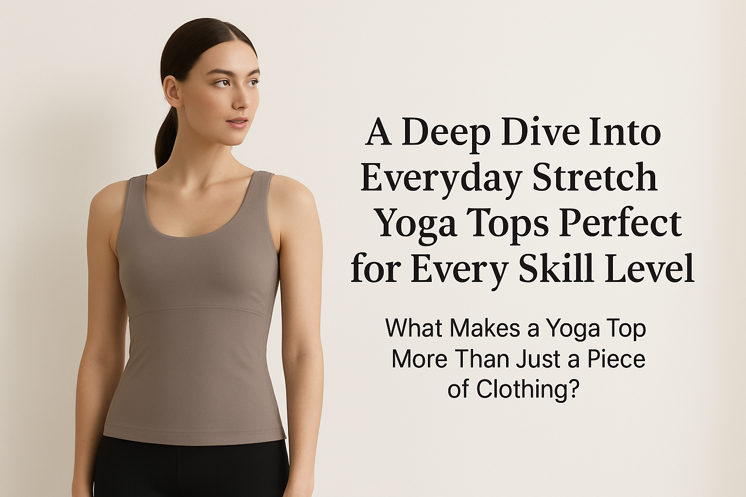 A Deep Dive Into Everyday Stretch Yoga Tops Perfect for Every Skill Level