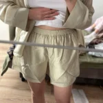 Petite Linen Lyocell Crochet Set - Tailored Comfort photo review