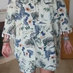 Floral Beach Cardigan Set - Women's Summer Two Piece Outfit photo review