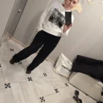 Warm Banana Fleece Sweatpants for Women - Cozy Autumn Style photo review