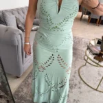 Elegant Wire-Free Padded Bikini with Laser Floral Details photo review