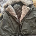 Women's Retro Cotton Motorcycle Jacket - Cozy Rebel Style photo review