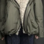 Women's Retro Cotton Motorcycle Jacket - Cozy Rebel Style photo review