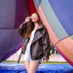 Luxe Brown Oversized Faux Leather Jacket - Bold Style Statement photo review