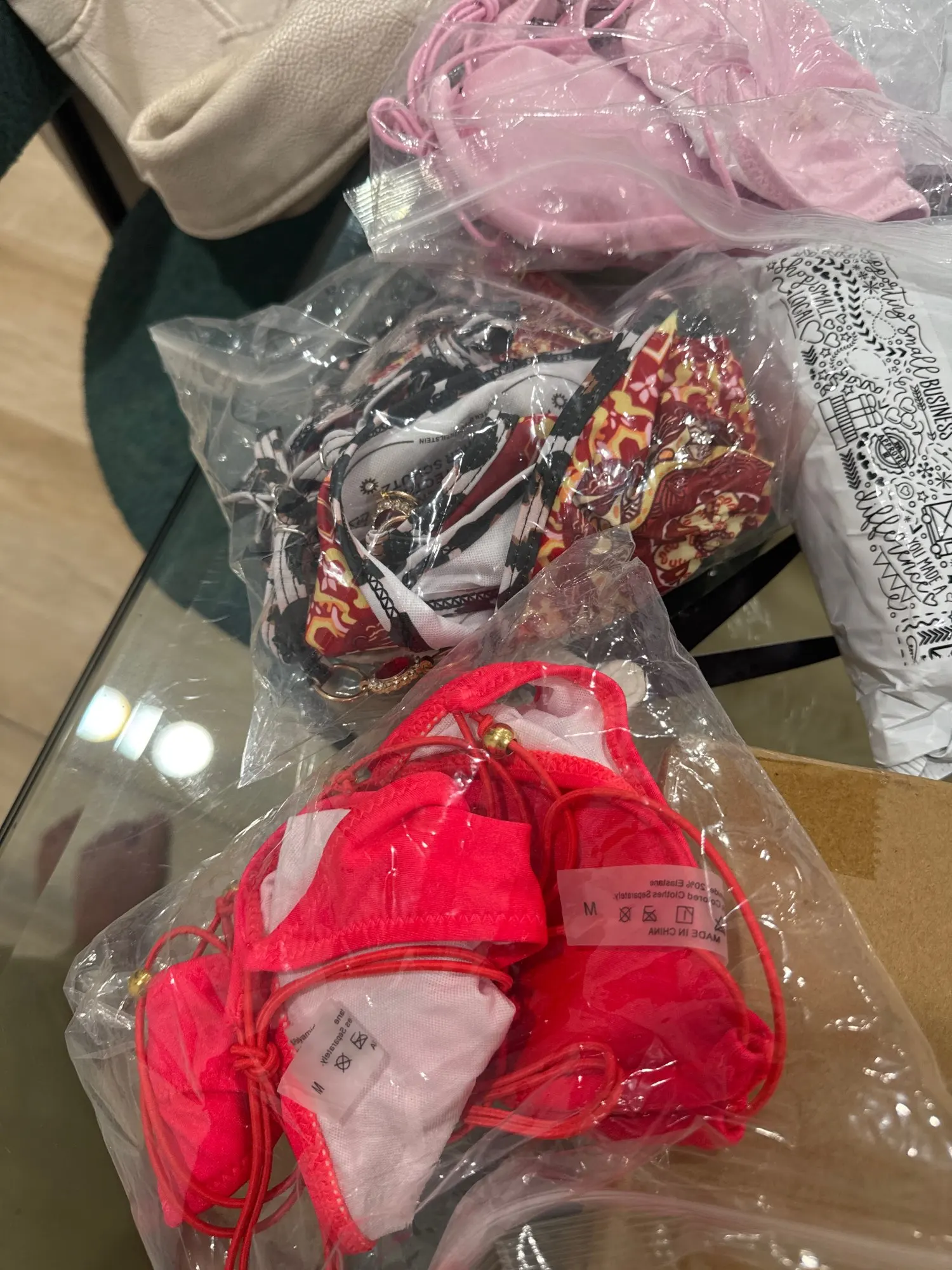 Wire-Free Block Bikini: Brazilian Cut Comfort & Bold Colors photo review