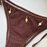 Glamorous Black Diamond Bikini Set for Confident Beach Days photo review