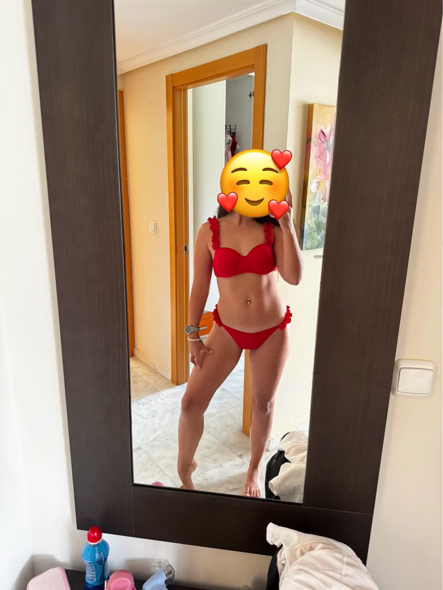 Ruffled Push-Up Bikini Set with Underwired Support for Women photo review