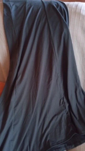 Summer Grey Backless Maxi Dress with Stretch Fit & Strapless Neckline photo review
