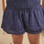 Flattering Plus-Size High-Waist Wide-Leg Breathable Shorts photo review