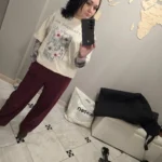 Warm Banana Fleece Sweatpants for Women - Cozy Autumn Style photo review
