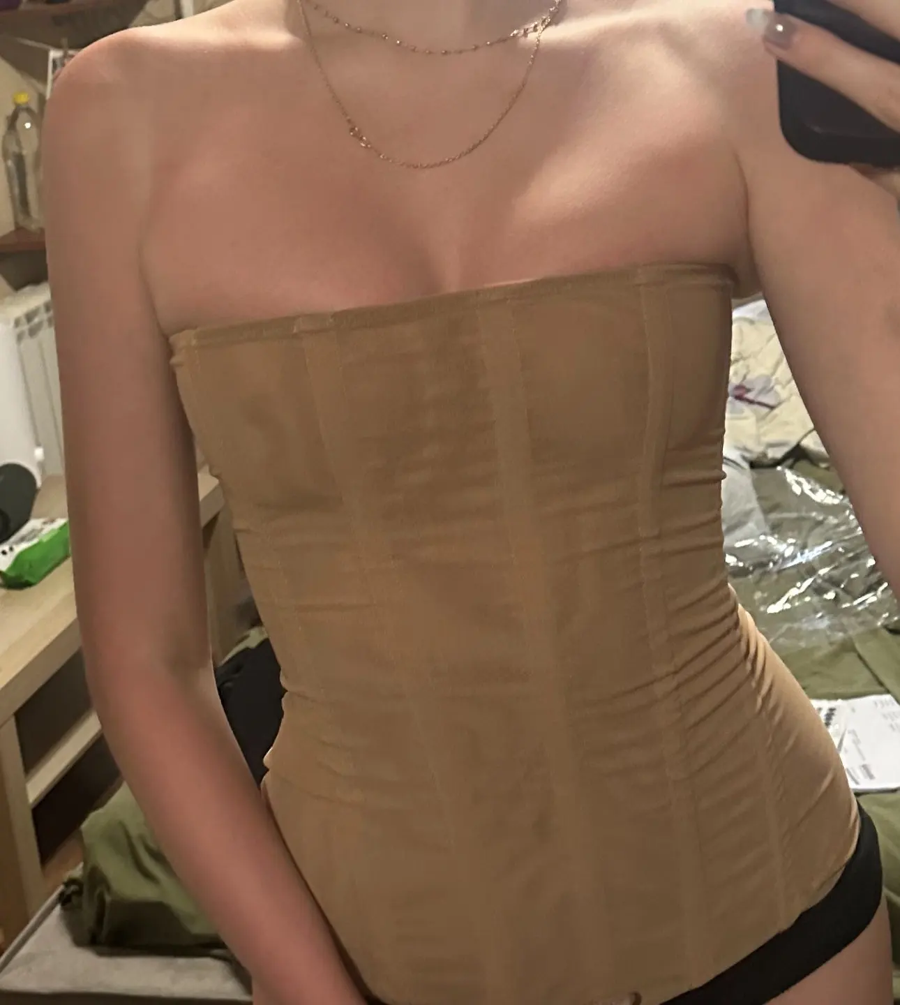 Luxury Patchwork Backless Summer Tank Top for Women photo review