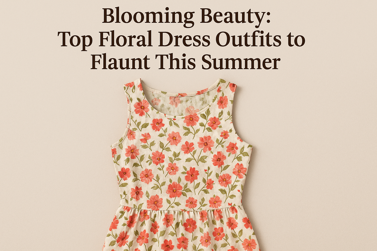 Blooming Beauty: Top Floral Dress Outfits to Flaunt This Summer