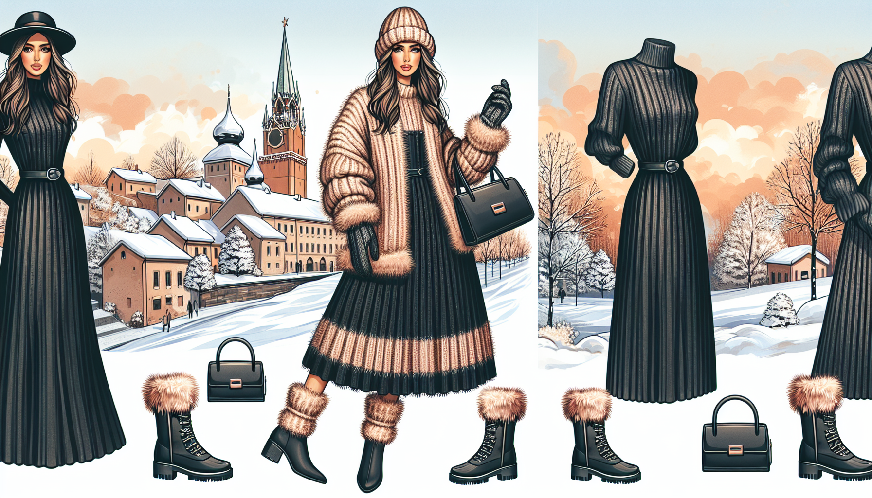 Chic & Cozy: How to Style Midi Dresses for Winter Weather