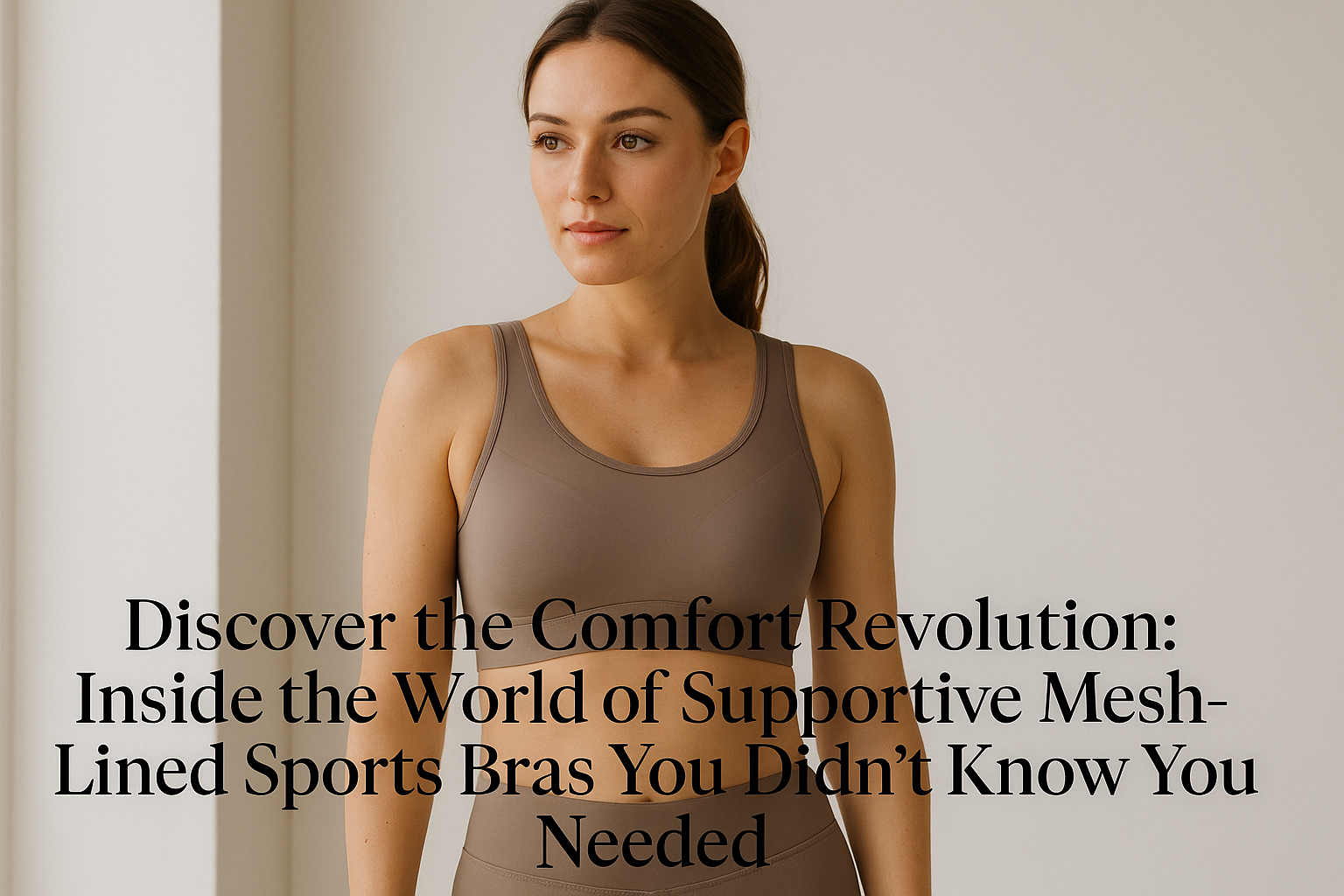 Discover the Comfort Revolution: Inside the World of Supportive Mesh-Lined Sports Bras You Didn’t Know You Needed