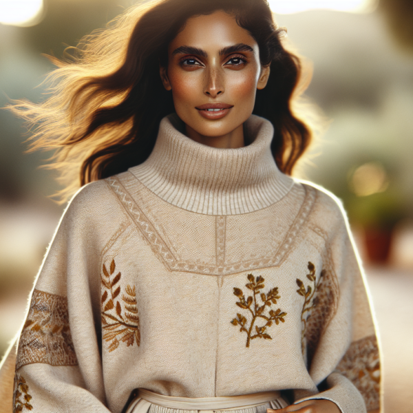 High Neck Sweaters With Skirts