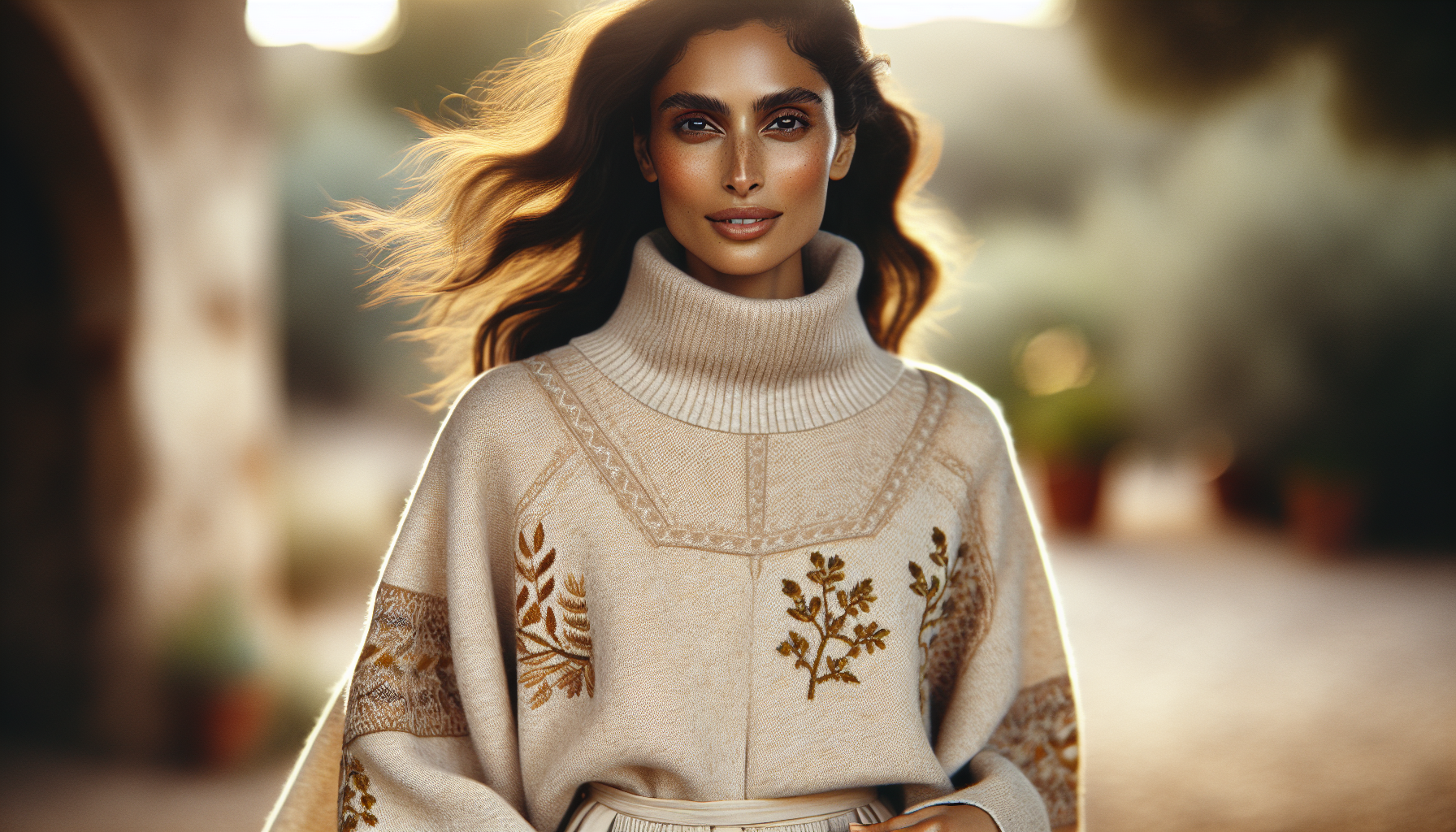 High Neck Sweaters With Skirts