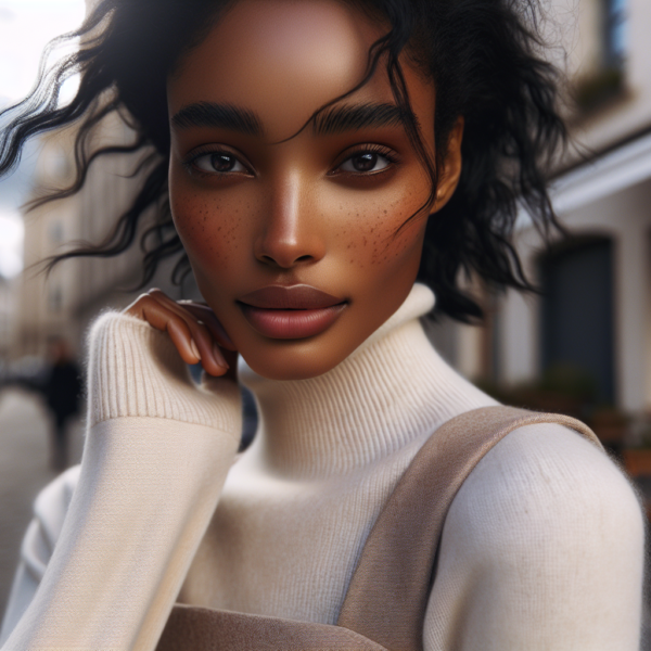 High Neck Sweaters With Skirts