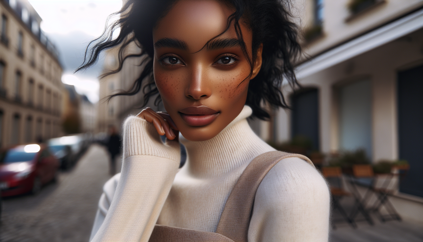 High Neck Sweaters With Skirts