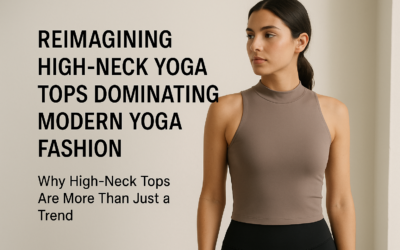 Reimagining High-Neck Yoga Tops Dominating Modern Yoga Fashion