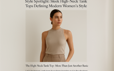 Style Spotlight: Sleek High-Neck Tank Tops Defining Modern Women’s Style
