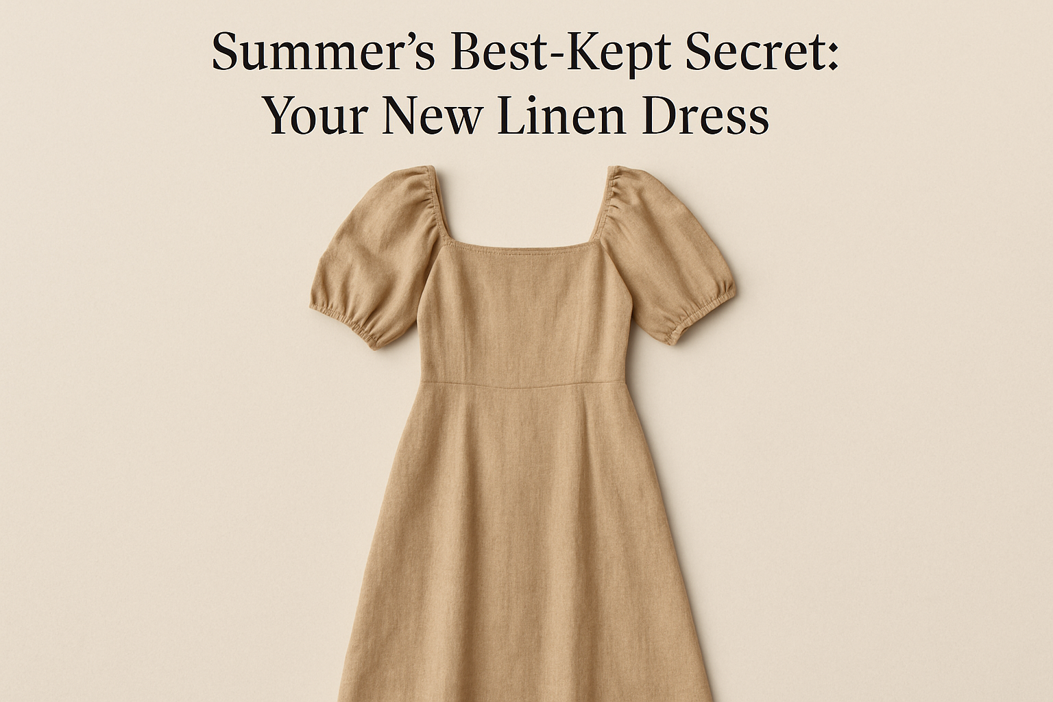 Summer’s Best-Kept Secret: Your New Linen Dress