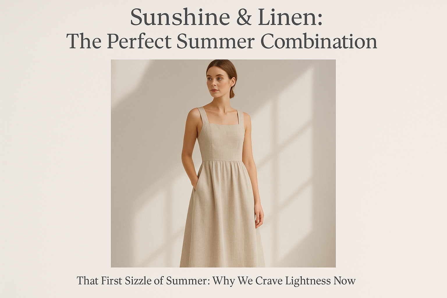 Sunshine & Linen: The Perfect Summer Combination