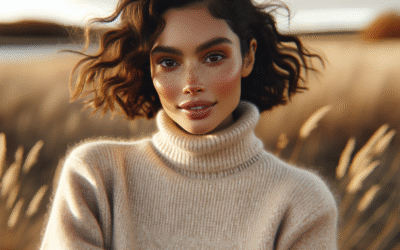 High Neck Sweaters With Skirts