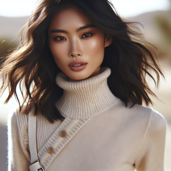 High Neck Sweaters With Skirts