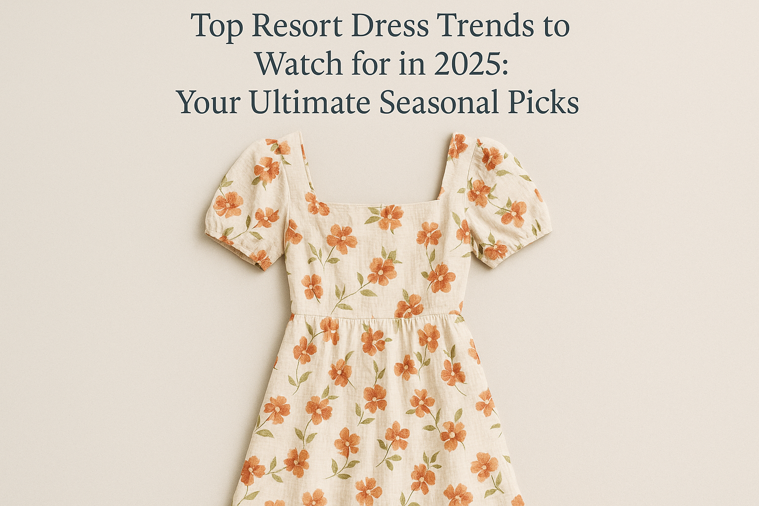 Top Resort Dress Trends to Watch for in 2025: Your Ultimate Seasonal Picks