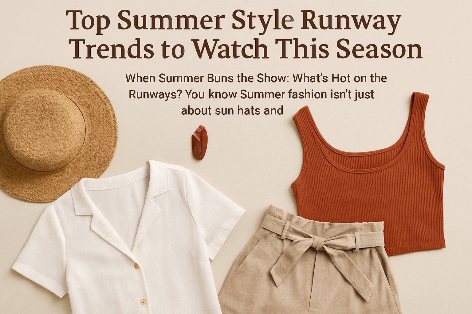 Top Summer Style Runway Trends to Watch This Season