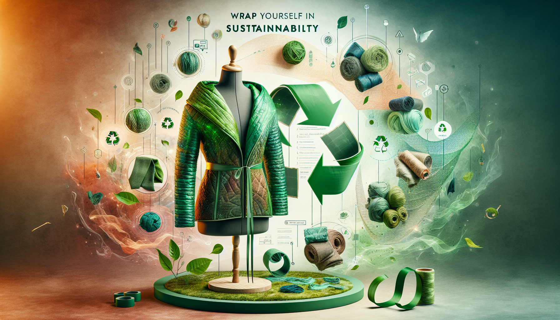 Wrap Yourself in Sustainability: Stylish Recycled Polyester Outerwear for Women