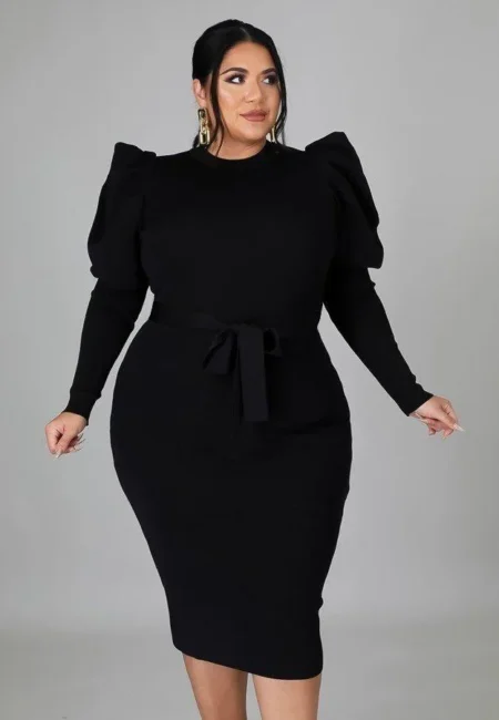 Women's Belted Summer Dress: V-Neck Ruffle, Flattering Fit