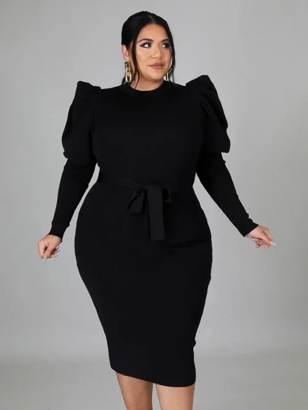 Women's Belted Summer Dress: V-Neck Ruffle, Flattering Fit