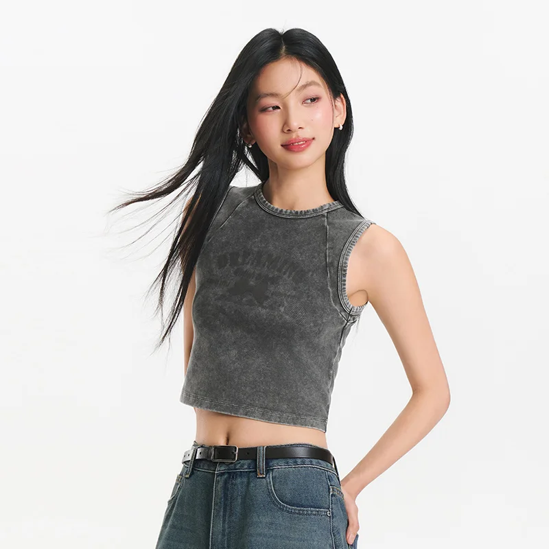 Kf-Sd7A4E6Fd466F4A5484Ebc6B7888D1A99P Retro Summer Vibes: Women'S Sleeveless Print Camisole Top