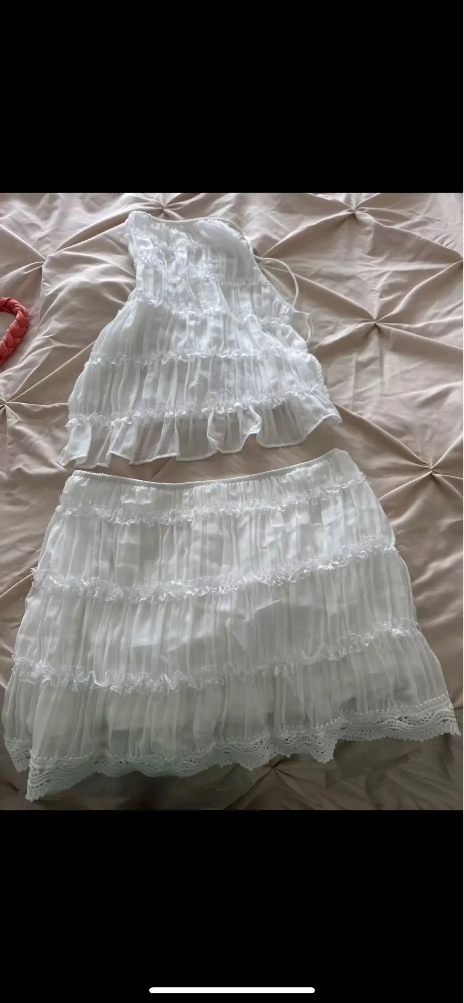 Abby Halter Crop Top & Skirt Set photo review