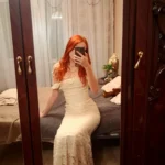 Elegant Women's Lace-Up Maxi Skirt Set Wedding Guest photo review