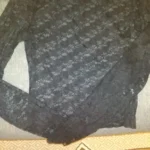 Lace-Trimmed Long Sleeve Crop Top for Unforgettable Nights photo review