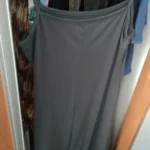 Summer Grey Backless Maxi Dress with Stretch Fit & Strapless Neckline photo review