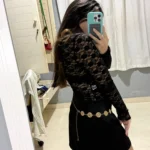 Lace-Trimmed Long Sleeve Crop Top for Unforgettable Nights photo review