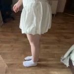 Women High Waist Bubble Mini Skirt Summer Beach Vacation Streetwear photo review