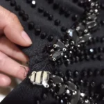 Beaded Spaghetti Strap Bandage Dress Ankle-Length photo review