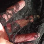 Romantic Floral Lace Mini Skirt Asymmetric Hem Party Ready photo review