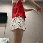 Lace-Trimmed Two-Piece Camisole & Shorts Sleep Set photo review