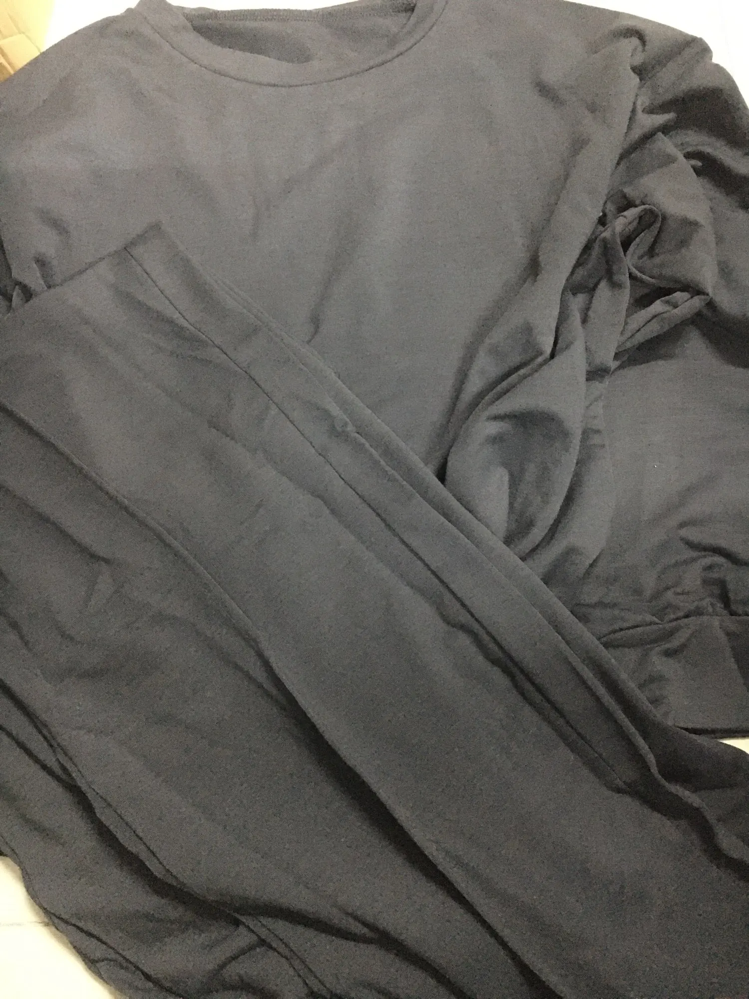 Cozy Cotton Blend Lounge Set Women Wide Leg Pants Sweatshirt photo review