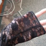 Lace-Trimmed Long Sleeve Crop Top for Unforgettable Nights photo review