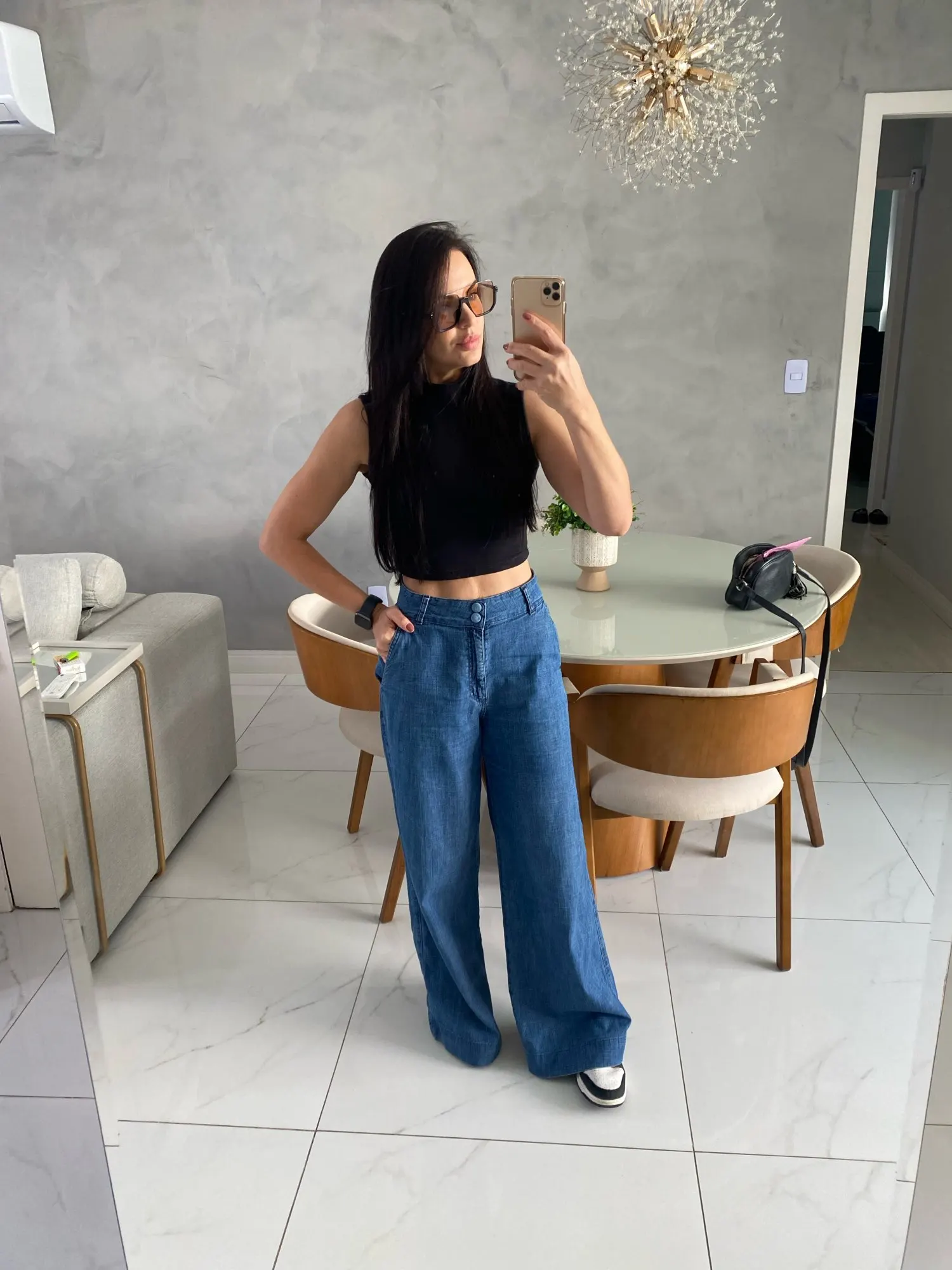 Effortless Summer Ruched Metal T-Shirt for Trendy Comfort photo review