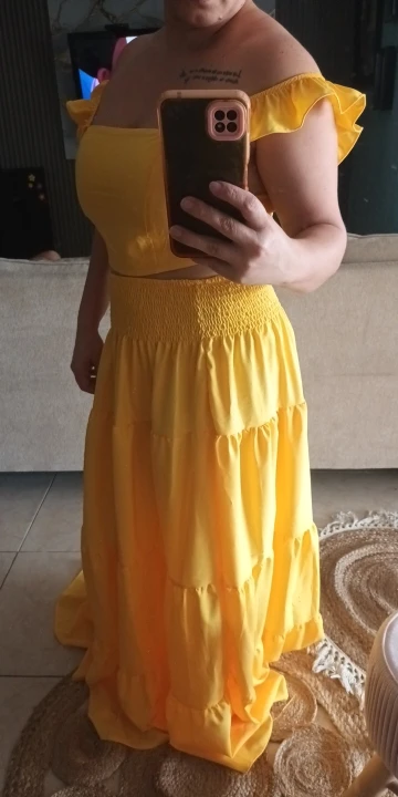 Women's Elegant Summer 2-Piece Maxi Dress Set - Casual Loose Fit photo review