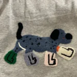 Fun Dog Embroidery Cotton Tees for Stylish Summer Vibes photo review