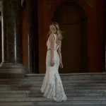 Elegant Women's Lace-Up Maxi Skirt Set Wedding Guest photo review