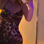 Leopard Maxi Beach Dress Backless Strappy Summer Vacation Gown photo review